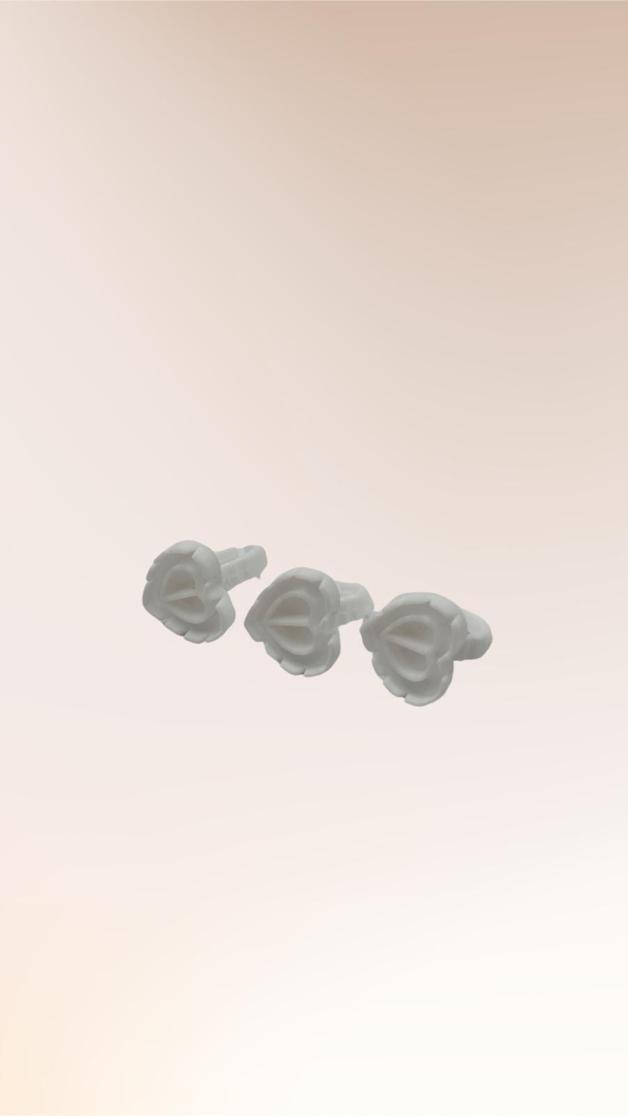 100 Glue Grooved Rings