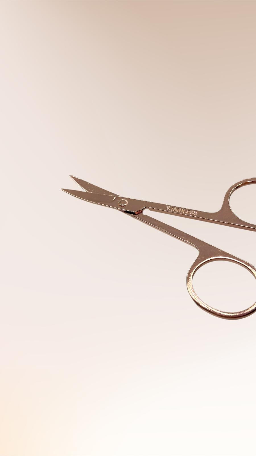 Rose gold Lash scissors