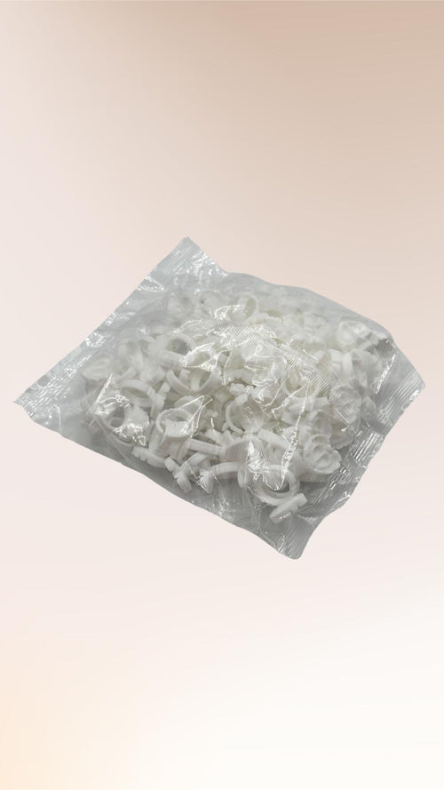 100 Glue Grooved Rings